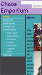 Mobile Screenshot of chaosemporium.net