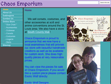 Tablet Screenshot of chaosemporium.net